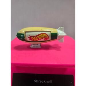 Vintage 1991 Hot Wheels Fuji Film Blimp Rotating Sign 1:64 Scale 3.5" Long